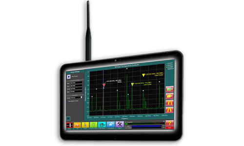 RF‐Vue Tablet Spectrum Analyzer sales and service - Zimbel Audio
